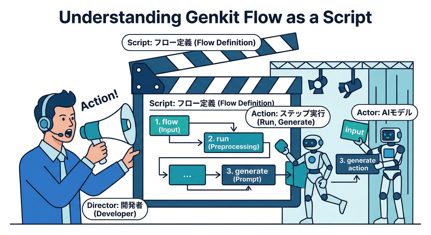 Understanding Genkit Flow as a Script