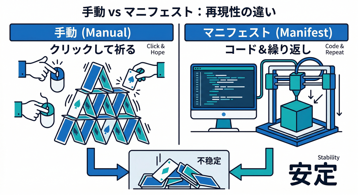 Manual vs Manifest