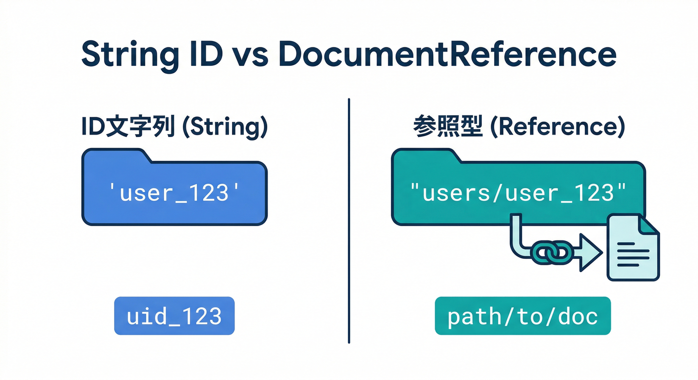 String ID vs Document Reference