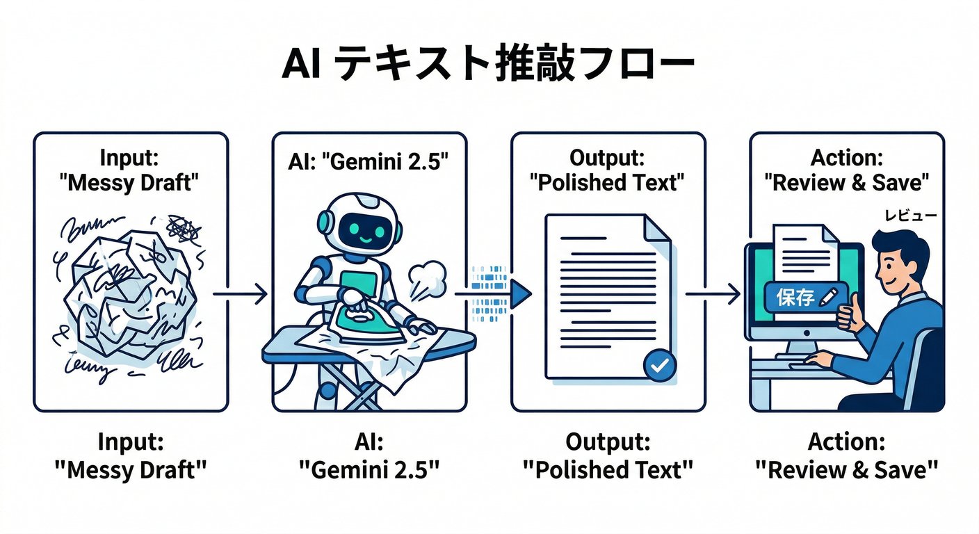 AI Text Polish Flow
