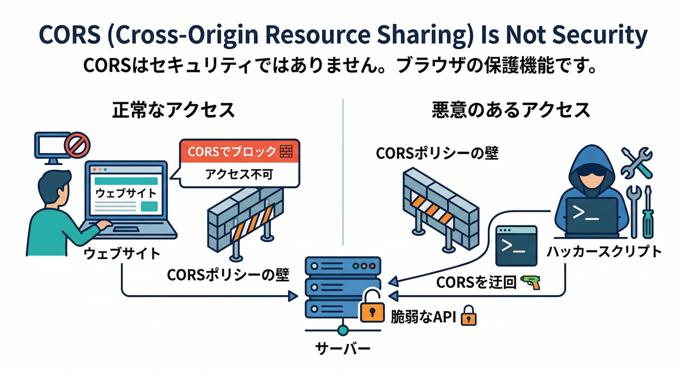 CORS is Not Security