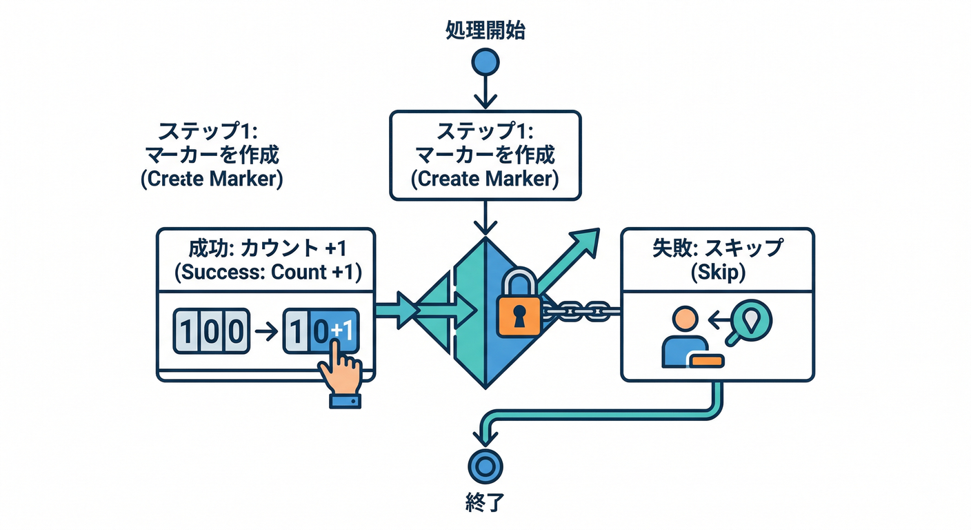 Idempotent Counter Logic