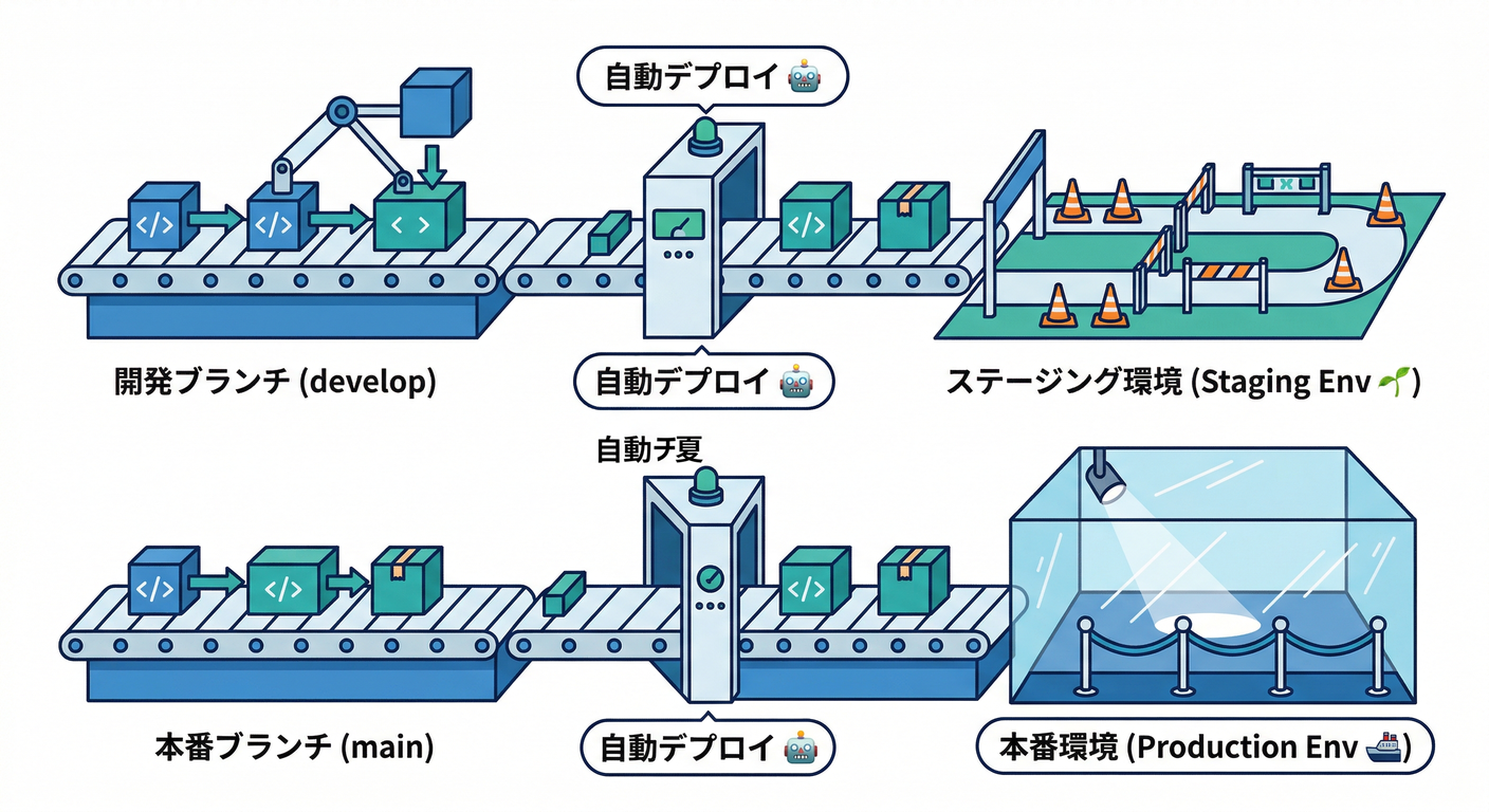 Git Flow to Environments