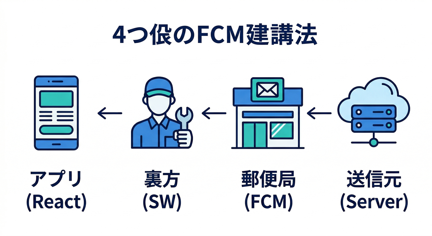 Four Roles of FCM Architecture