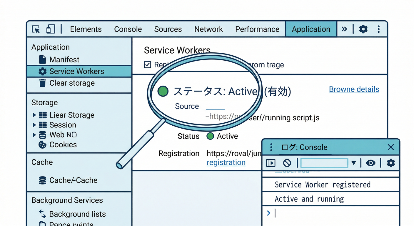 Verifying SW in DevTools