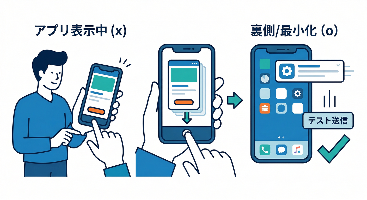 Testing in Background State