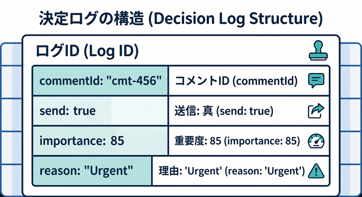 Decision Log Structure