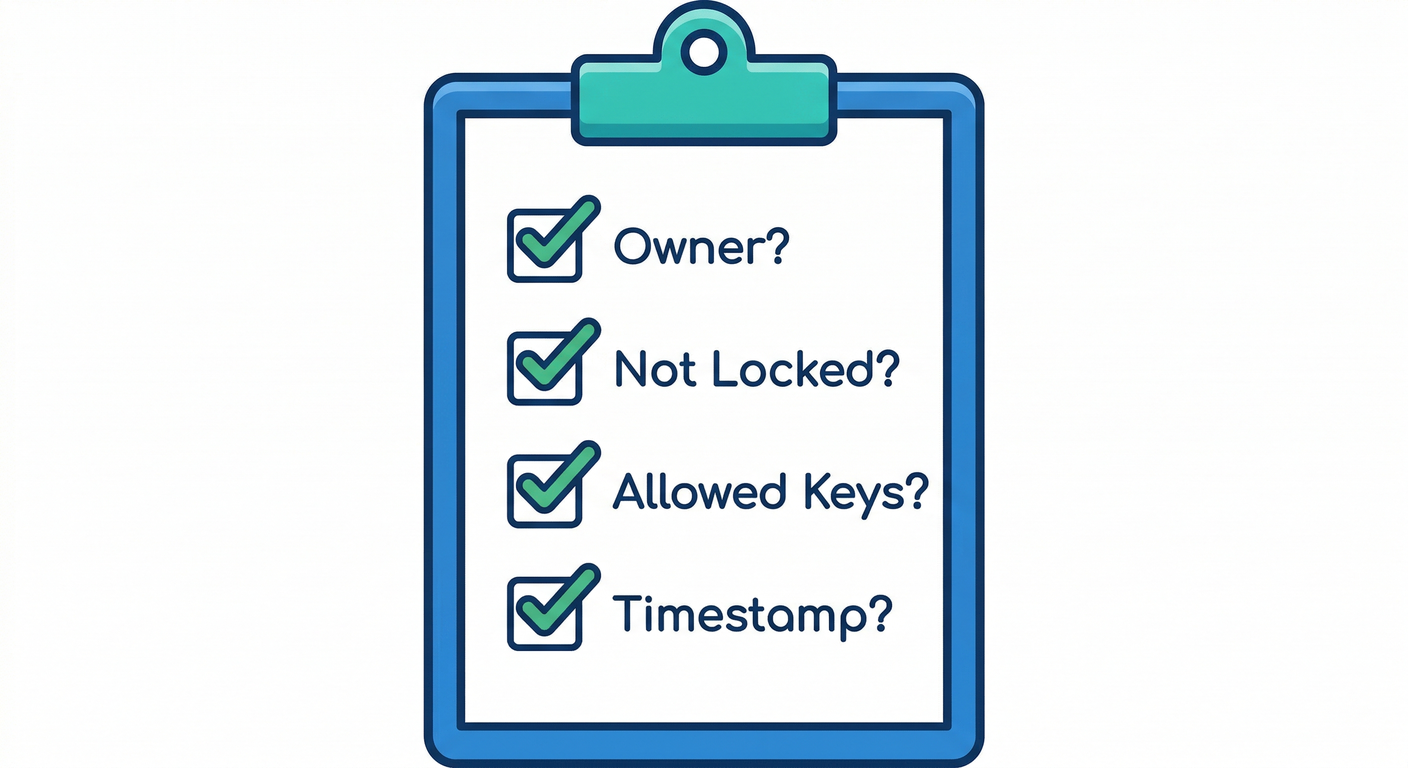 Update Validation Checklist