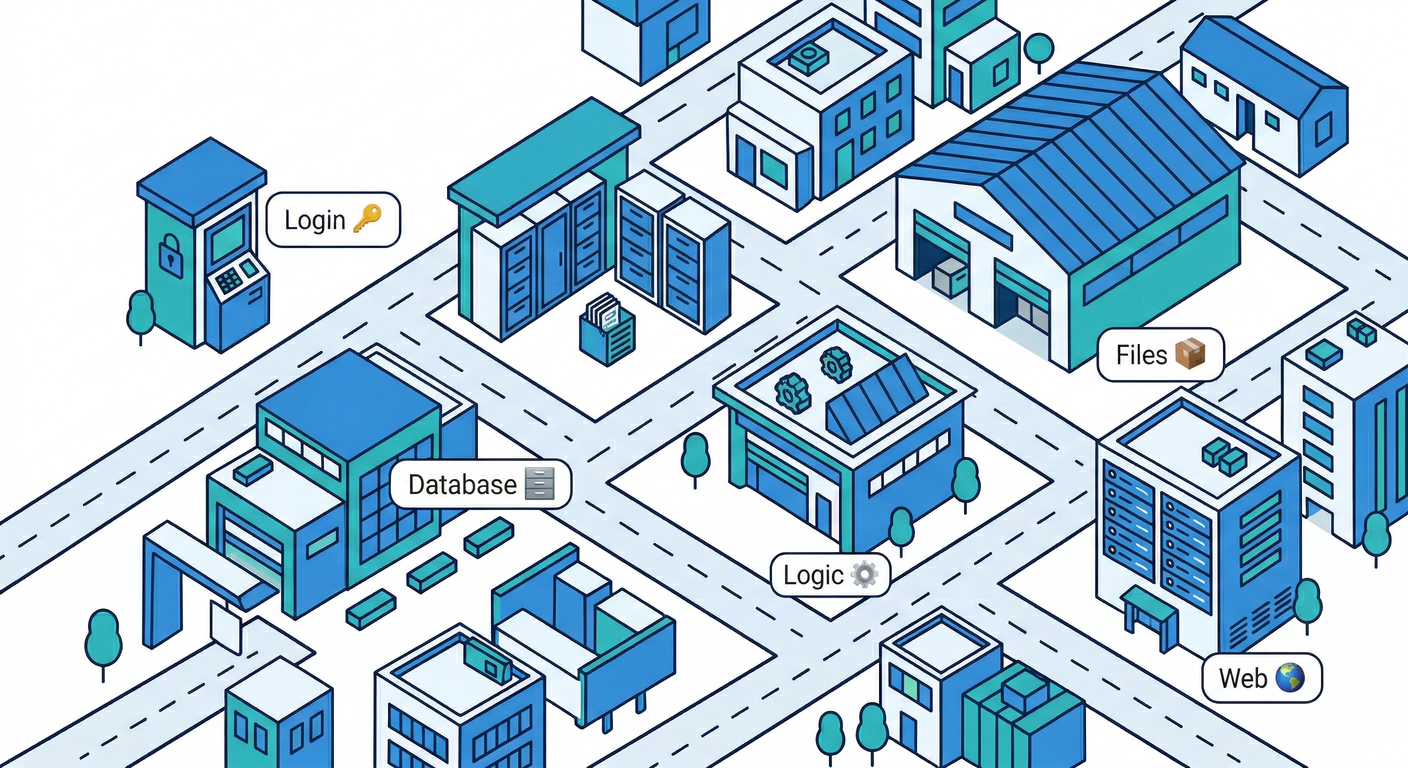 Firebase Service Map