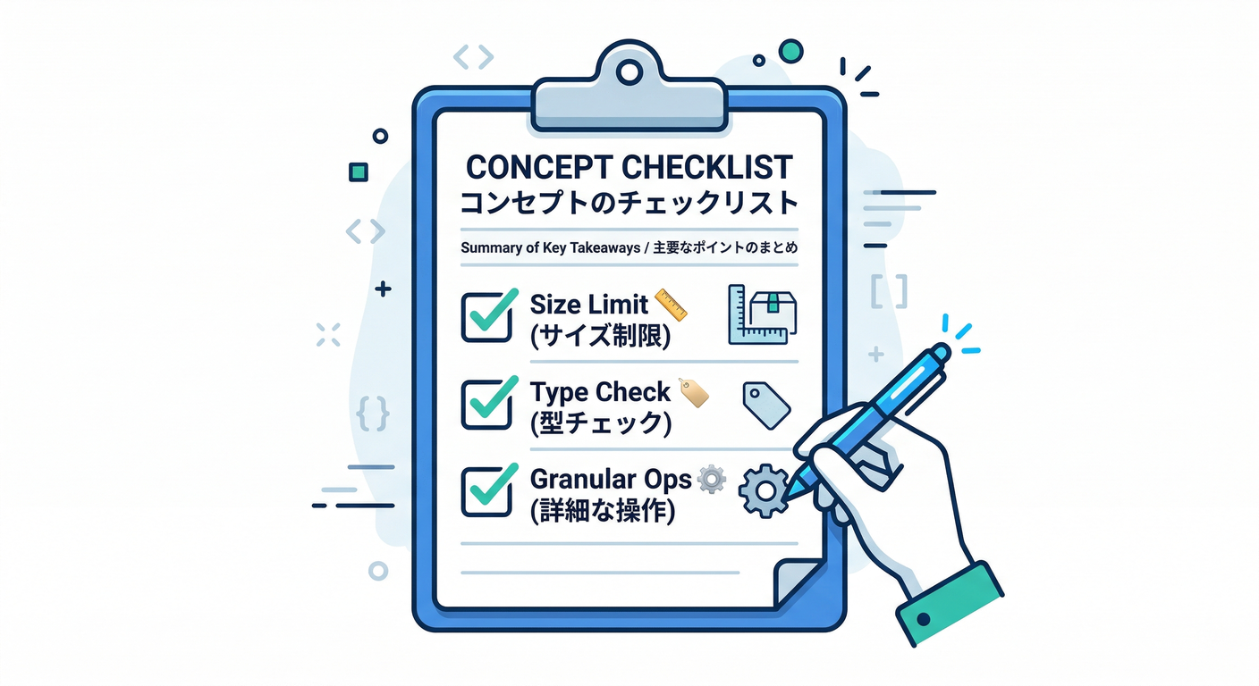 Concept Checklist
