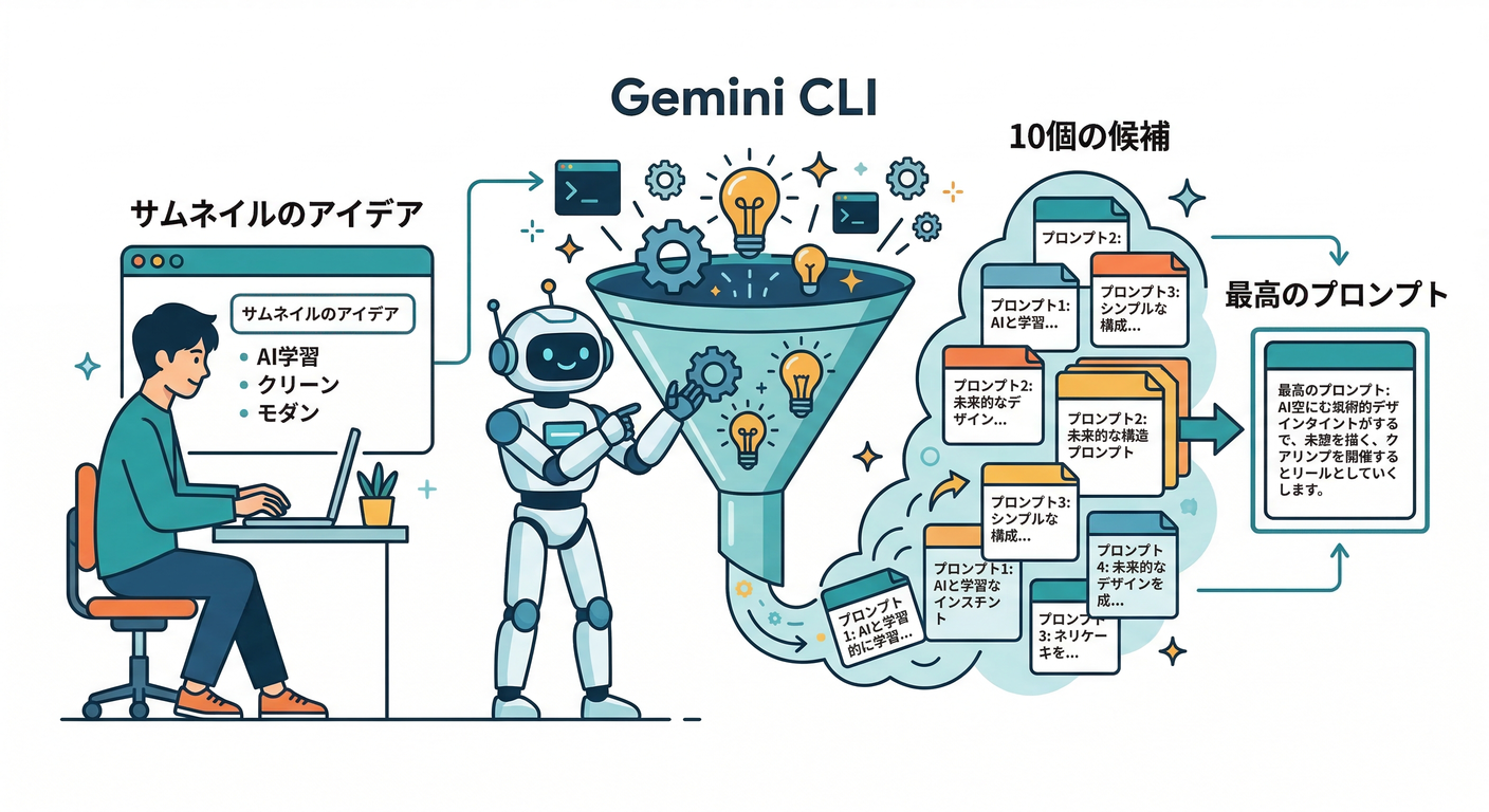 Using Gemini CLI to generate prompt ideas