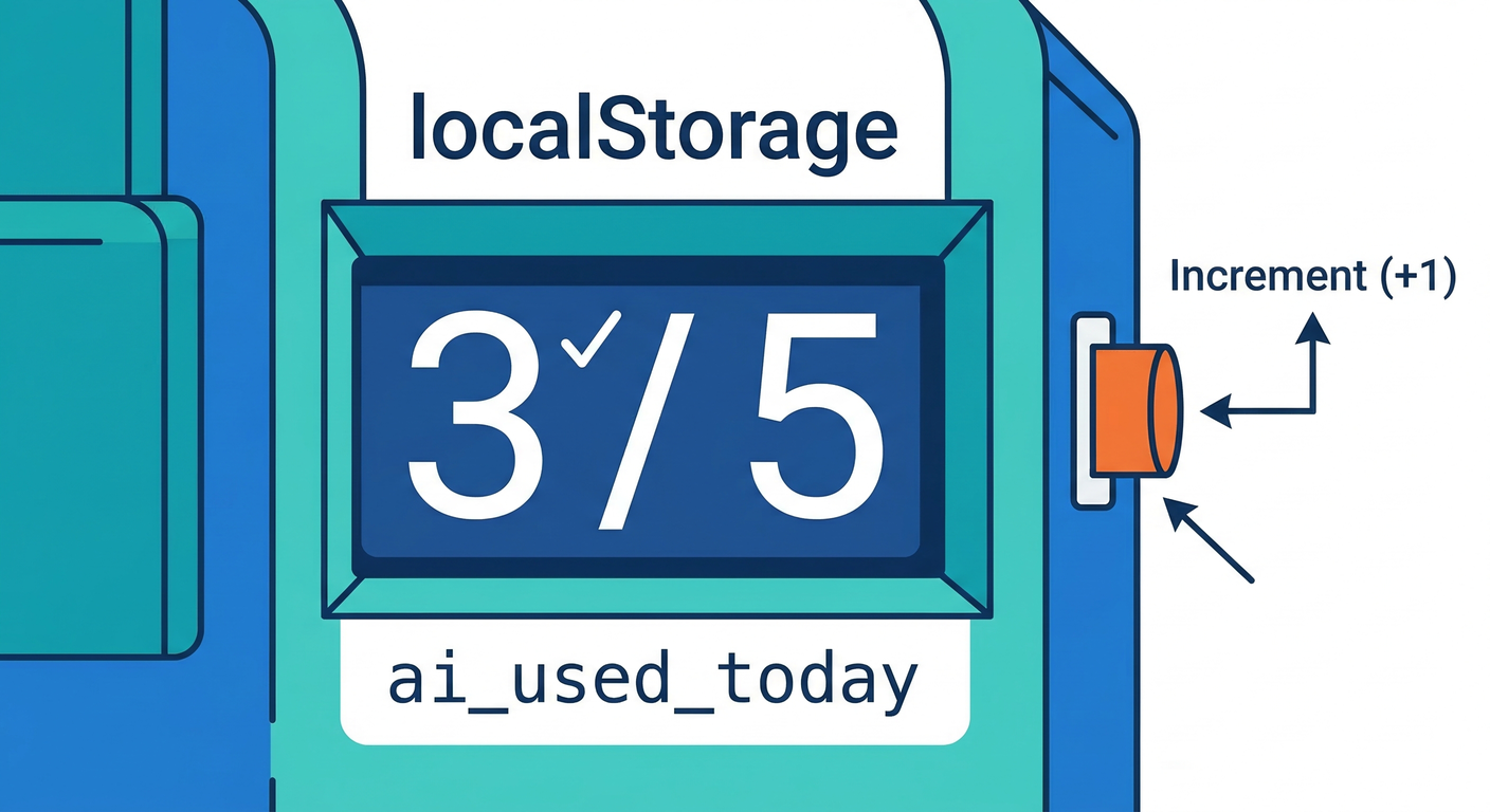 Local Storage Usage Counting