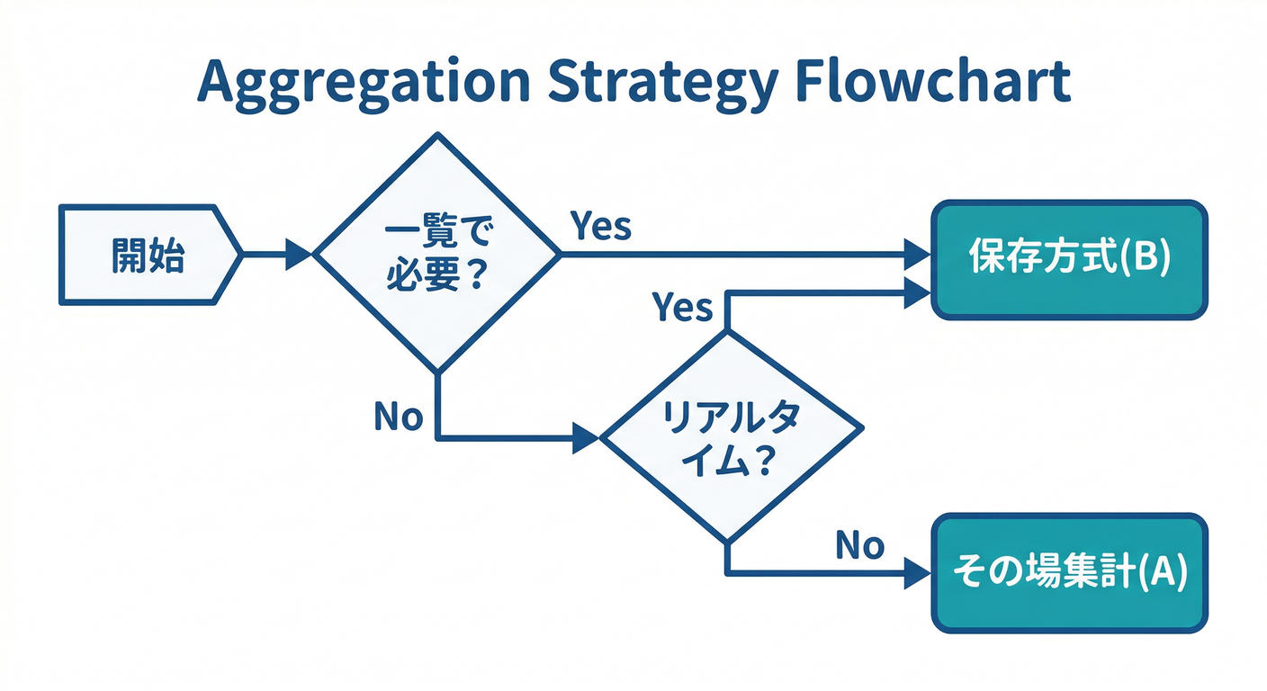 Aggregation Decision Flowchart
