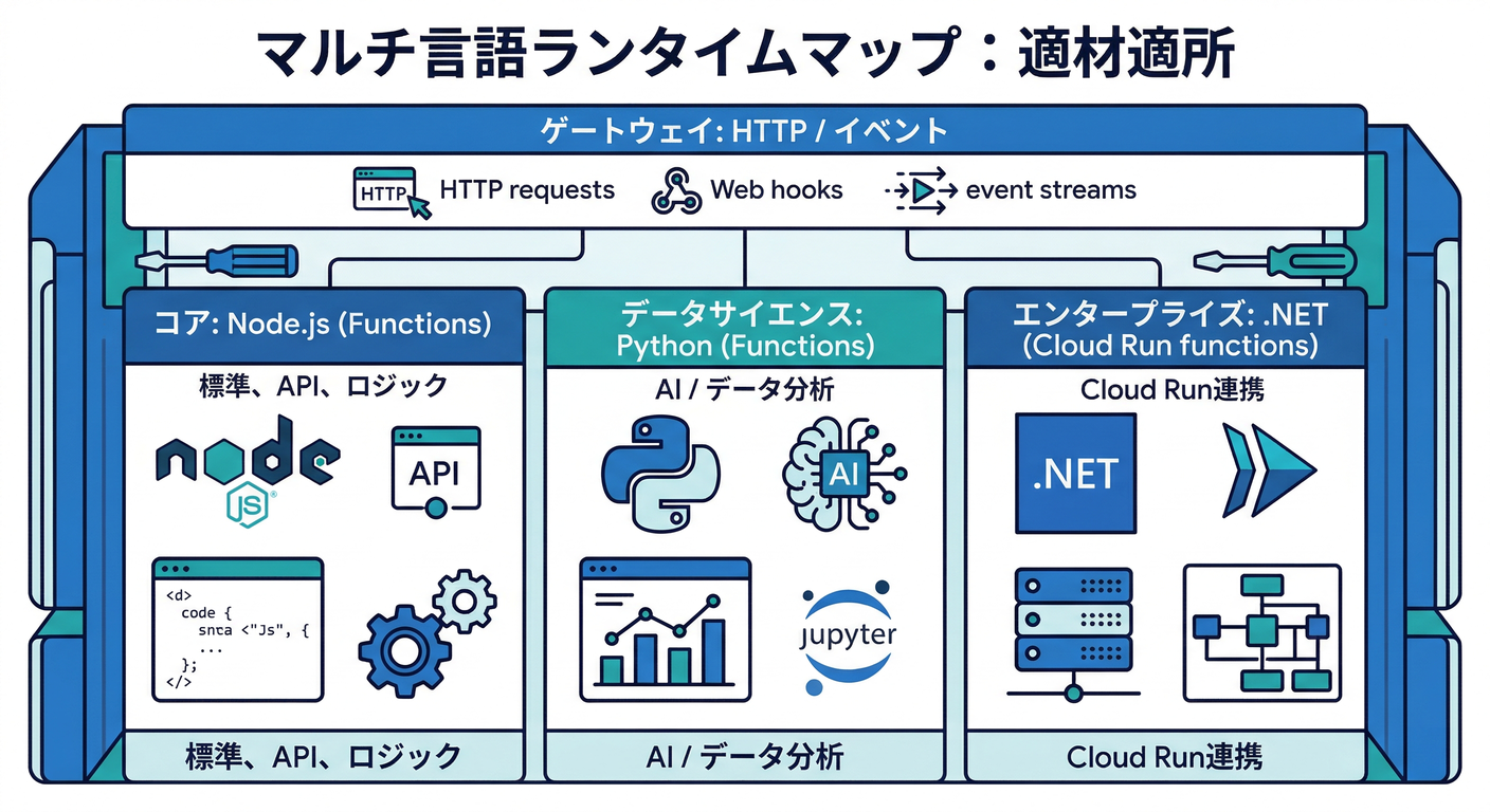 Multi-Language Runtime Map