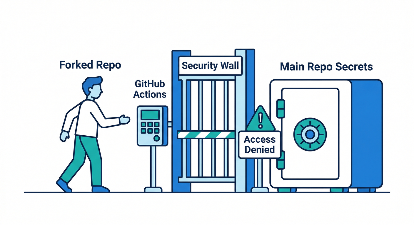 Fork PR Security Block