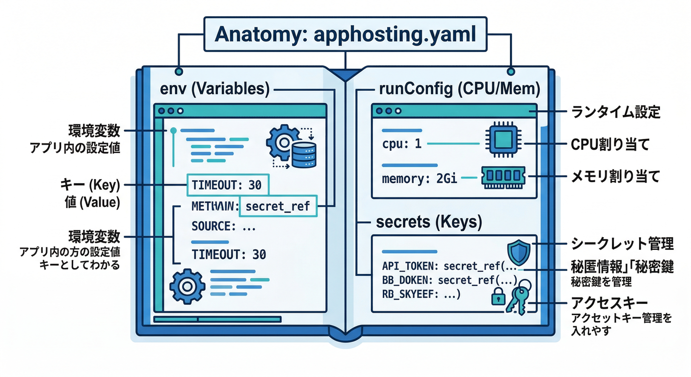 apphosting.yaml Anatomy