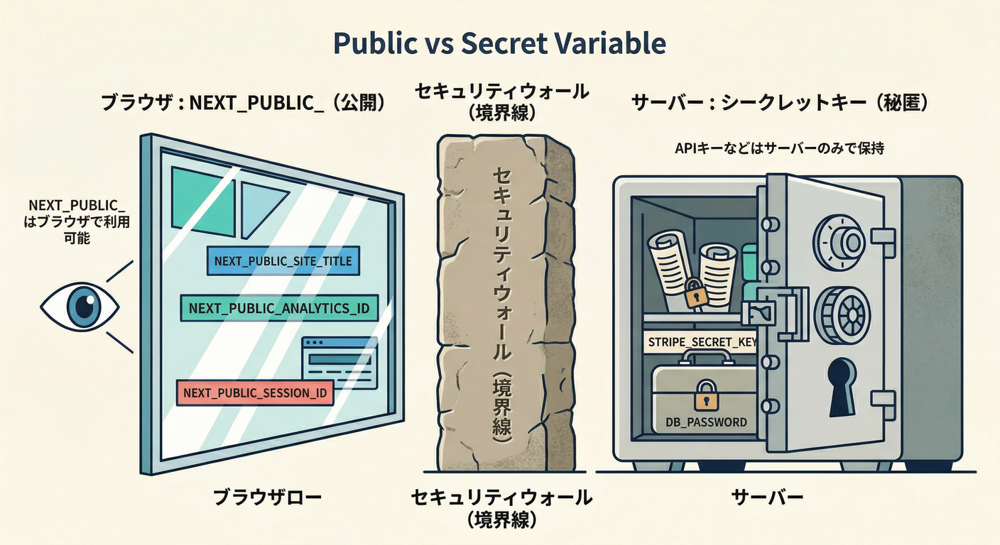 Public vs Secret Variables