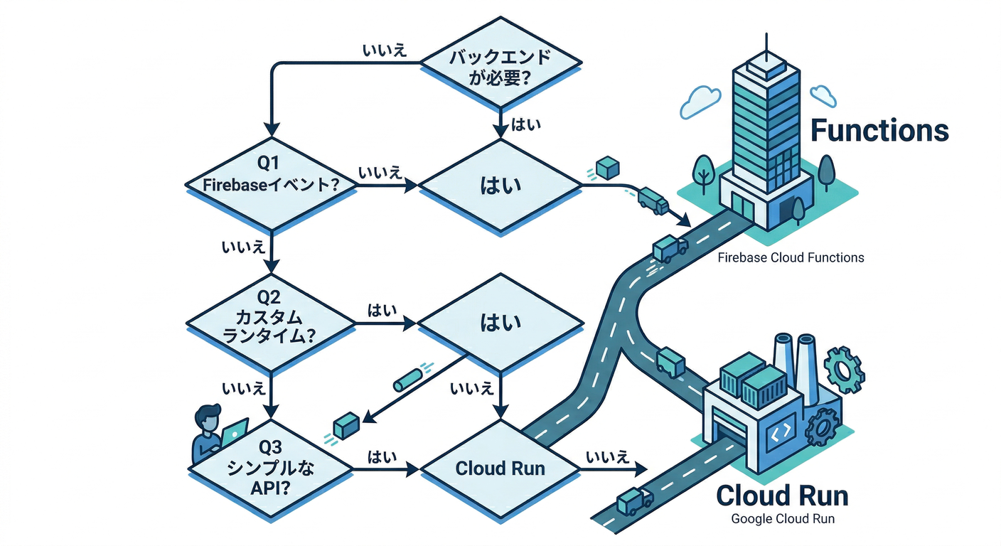 Functions vs Cloud Run Decision