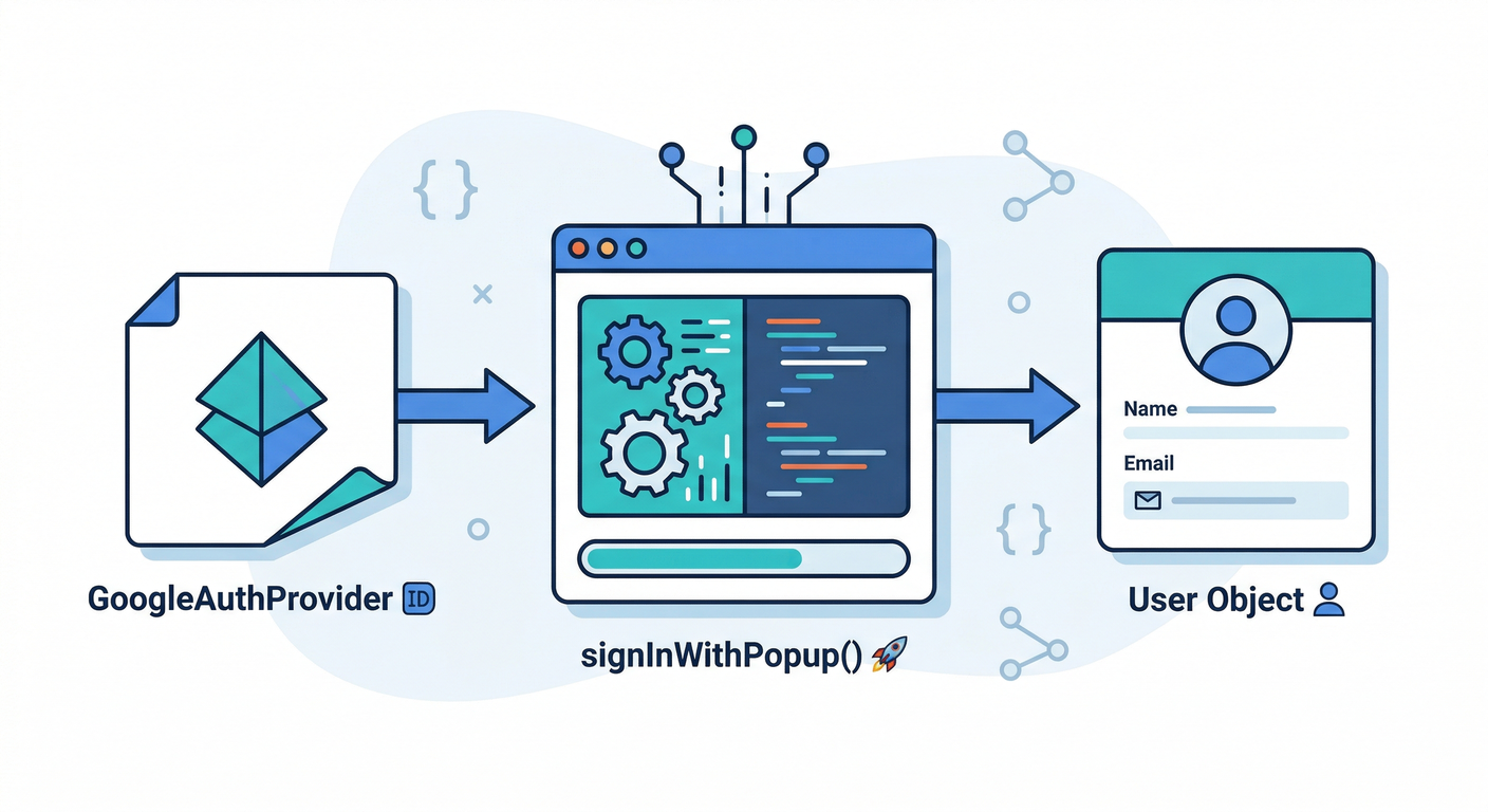 Google Auth Code Concept