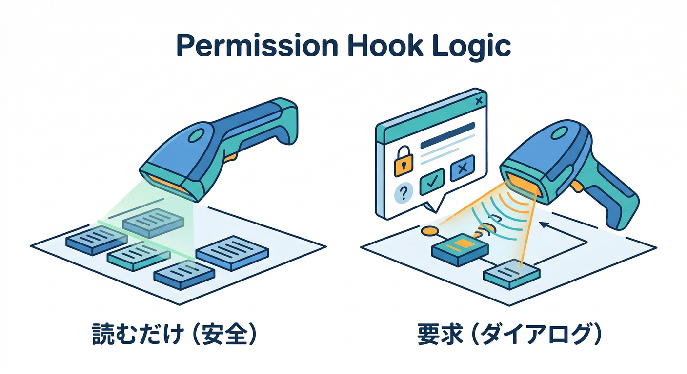 Permission Hook Logic