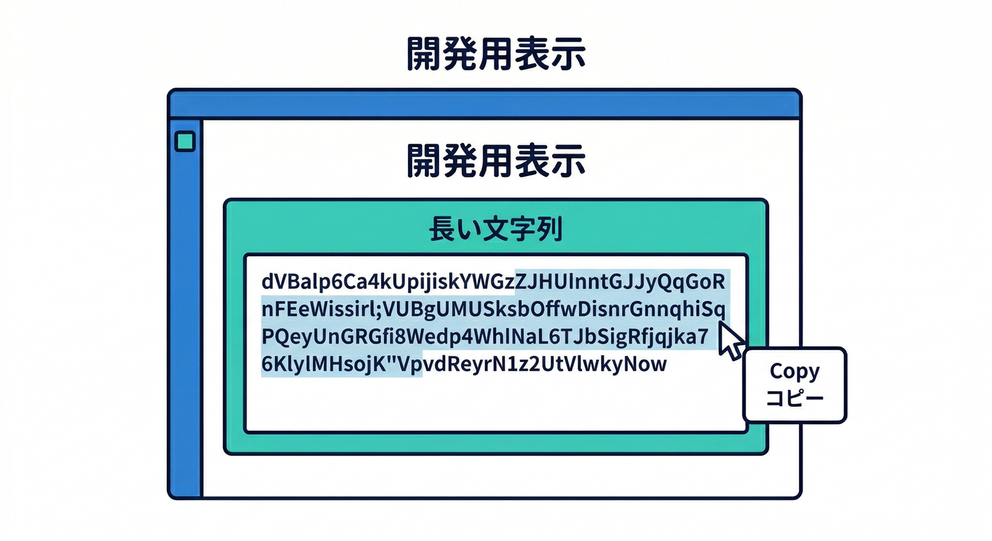 Displaying Token for Development
