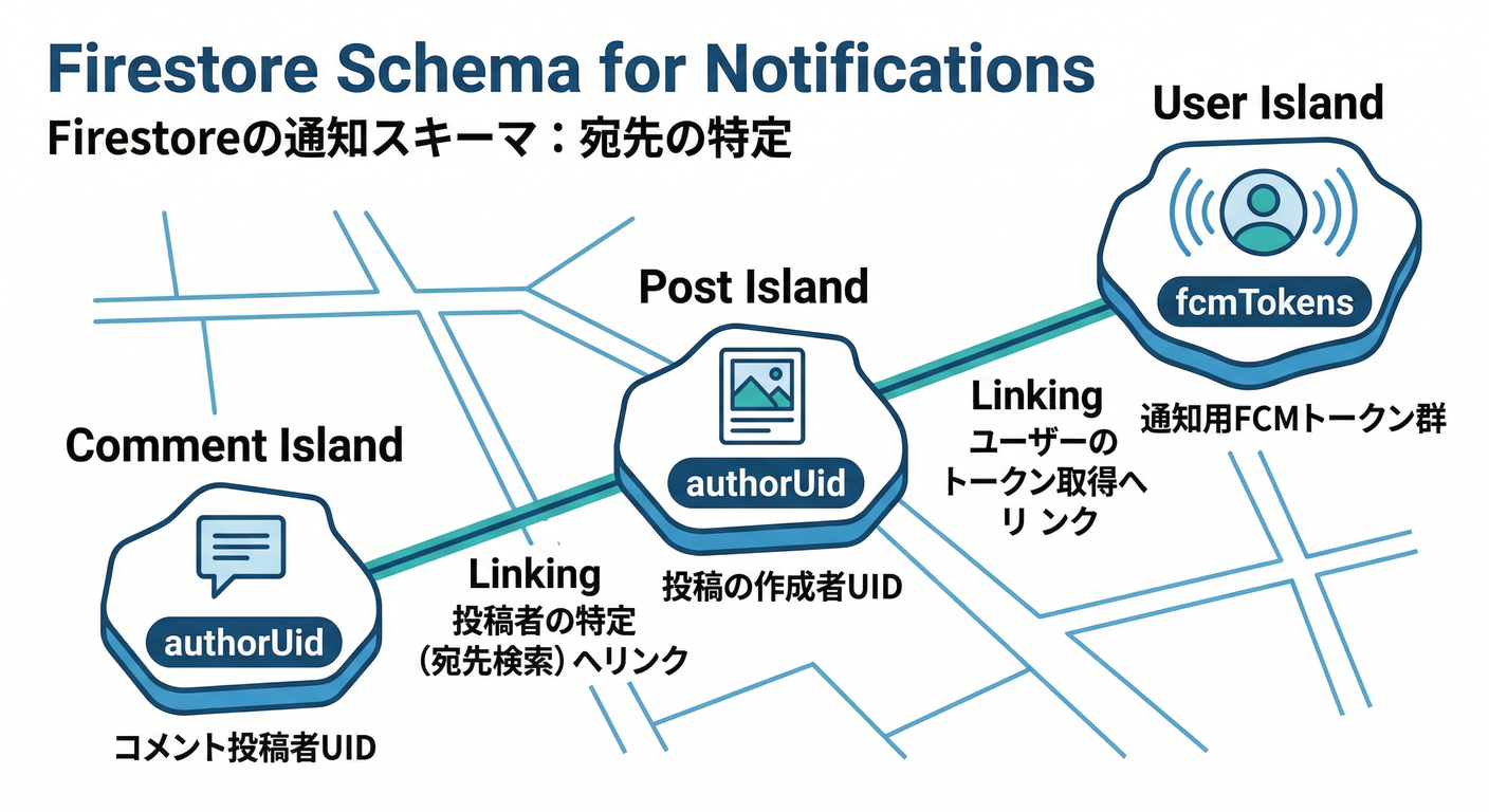 Firestore Schema for Notifications