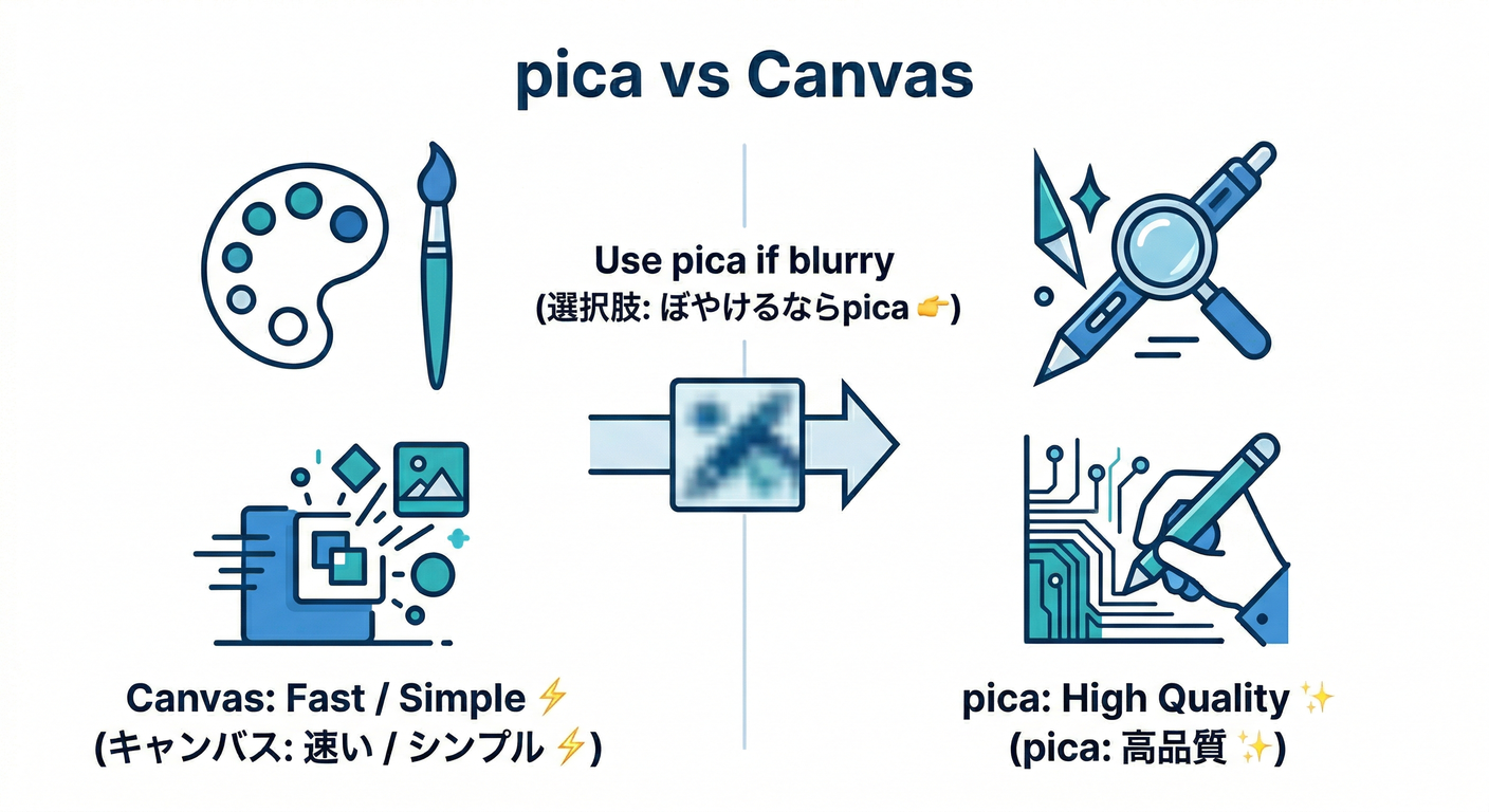 pica vs Canvas