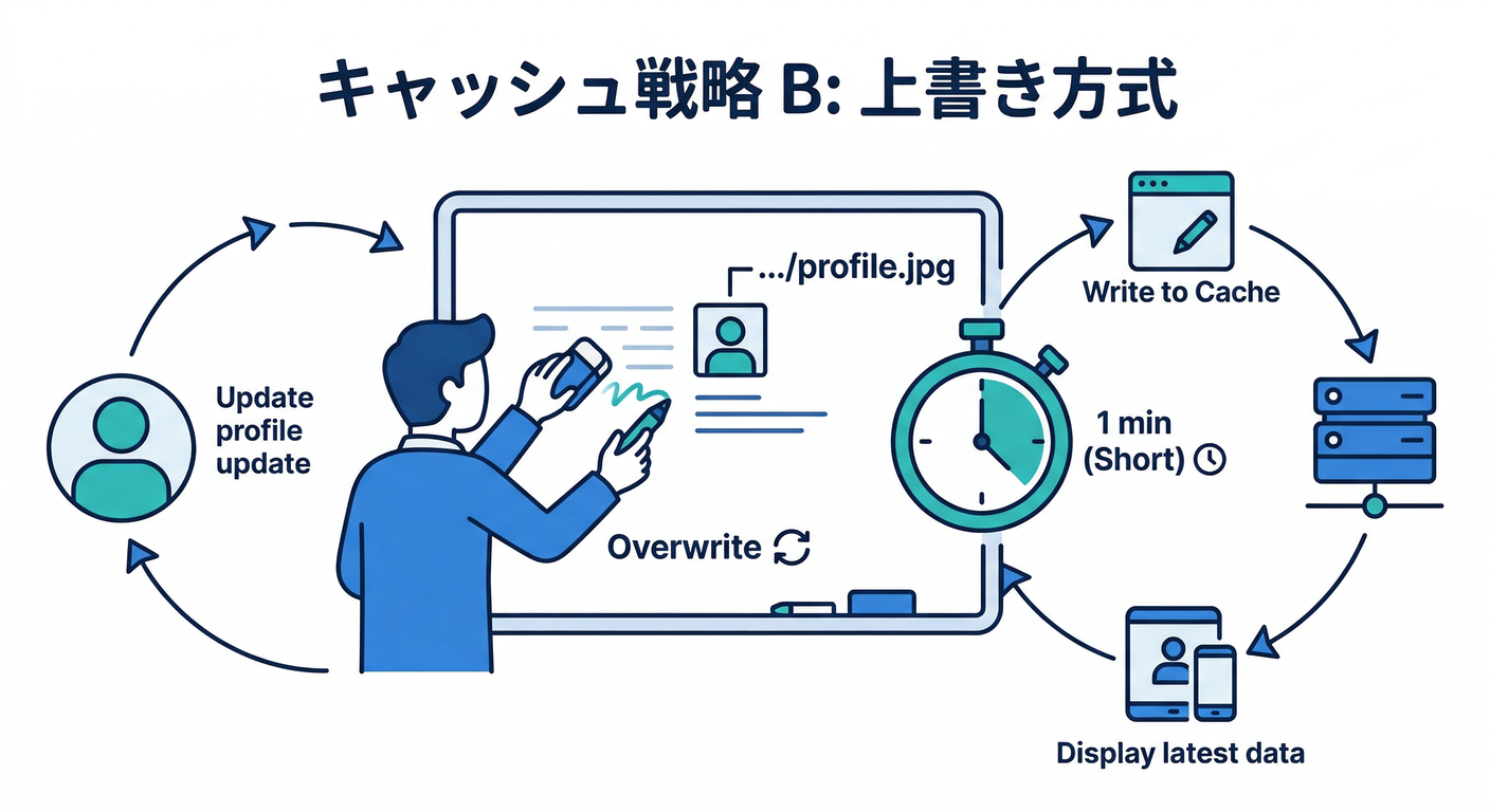 Cache Strategy B (Overwrite)